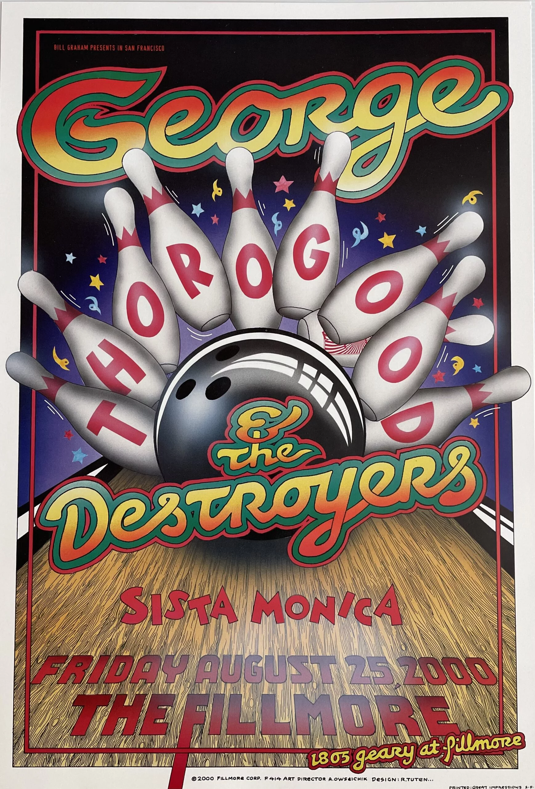 George Thorogood & The Destroyers tour poster — 2026